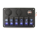 12V Dual USB Coche Mechero Enchufe Divisor Cargador Adaptador de corriente Tomacorriente Enchufe de cigarrillo